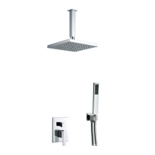 Factory stainless steel wall mount concealed shower set China sanitary hotel bathroom shower set